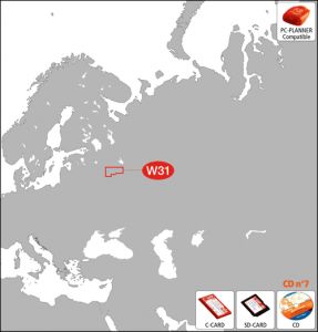 Электронная карта C-MAP «Дубна - Тверь - Углич» (RS-M212/RS-C212)